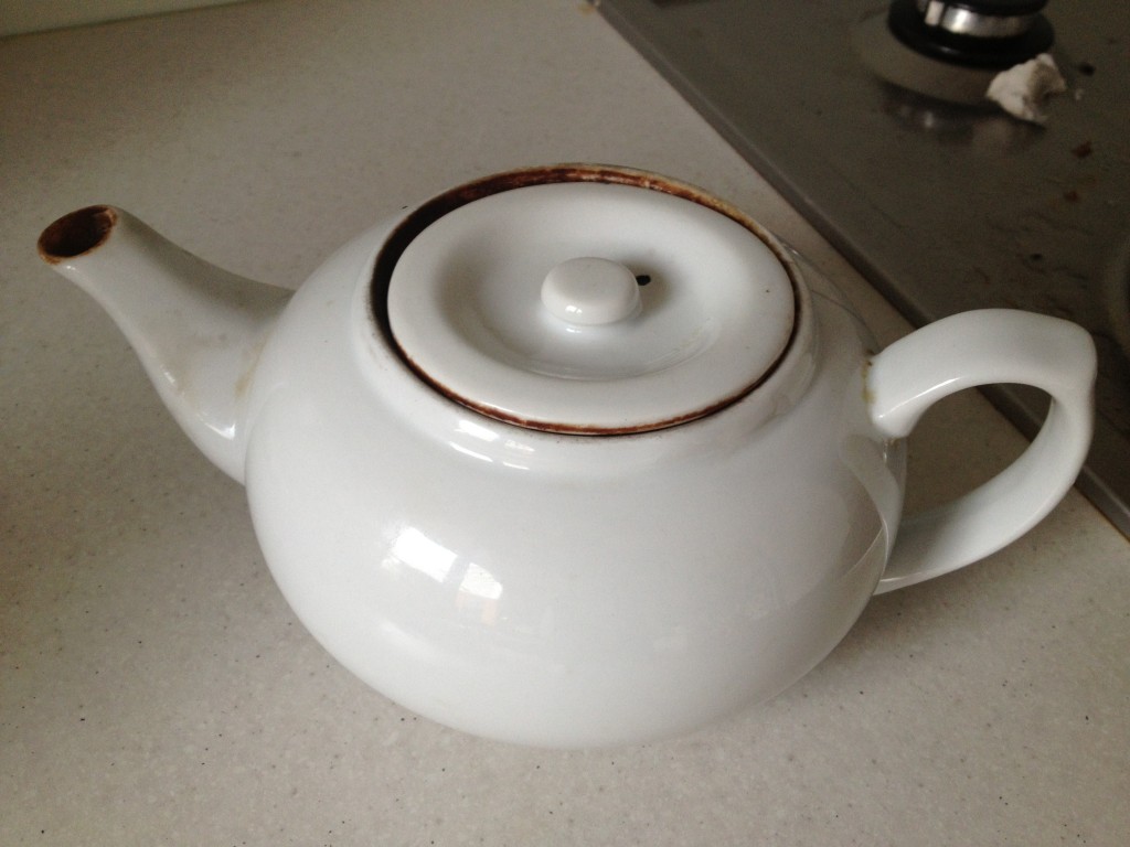 teapot after